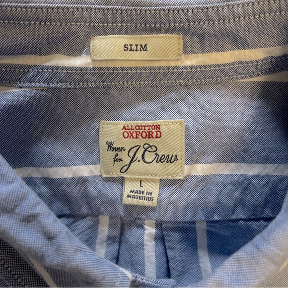 J. Crew Striped Oxford Shirt - Picture 4 of 5